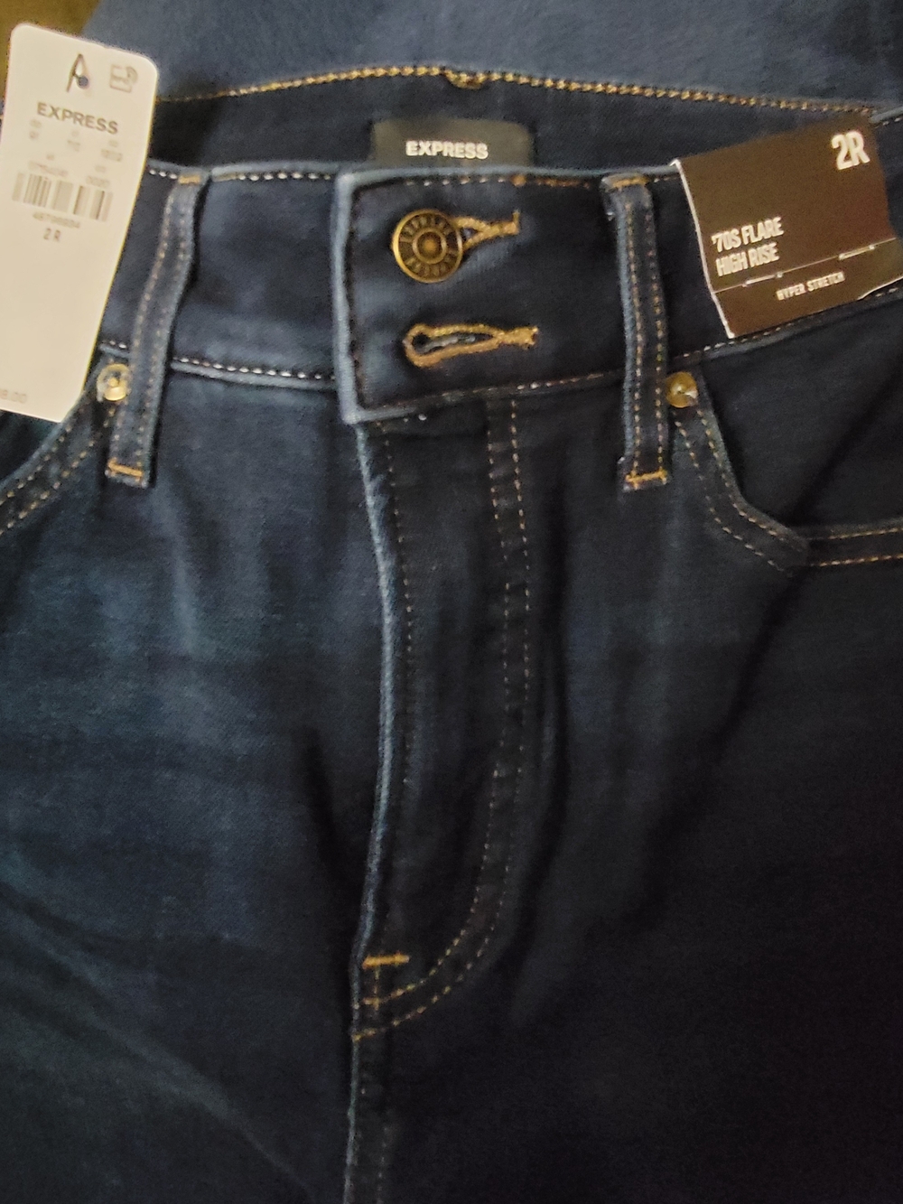 Express Women's 70's Flare Bootcut High-Rise Jeans